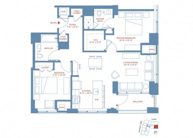 apartment 0809 plan